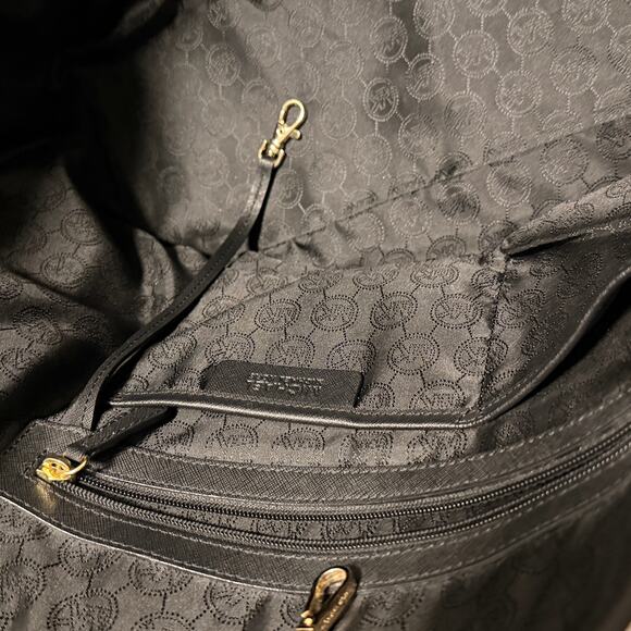 Michael Kors Jet Set Large Acid Lemon Camo Tote Bag Gold Hardware - Picture 12 of 13